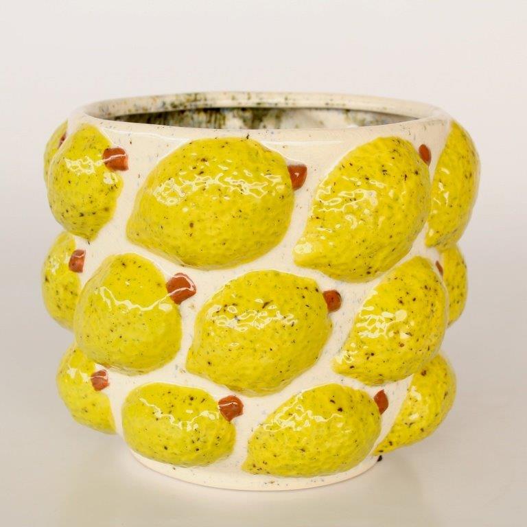Yellow Lemon Vase